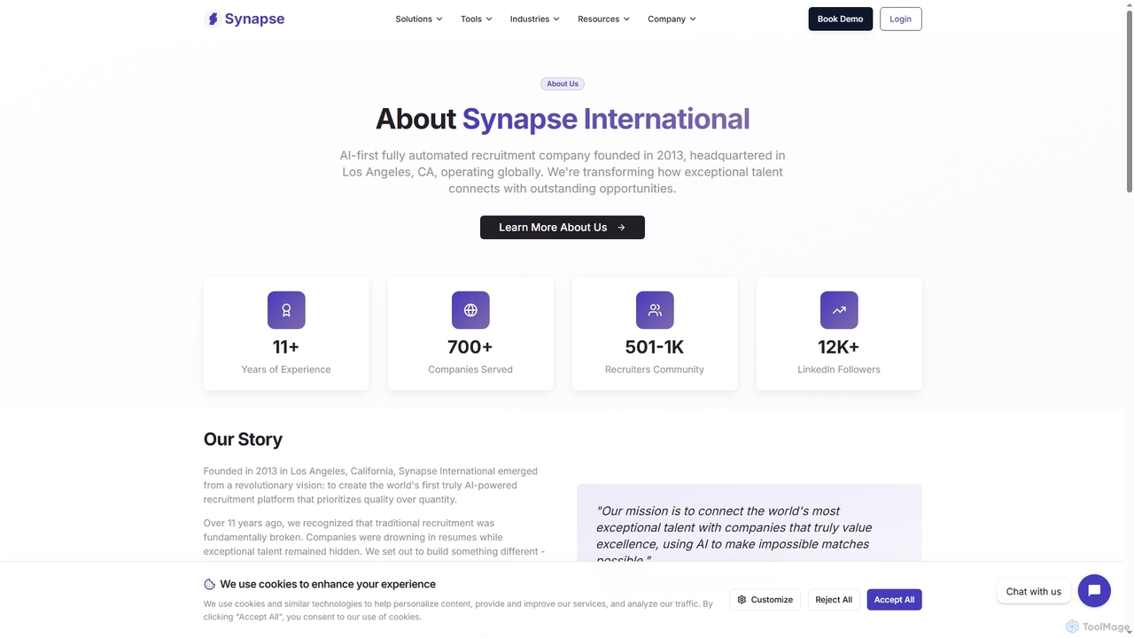 About Us - Synapse for Synapsehire