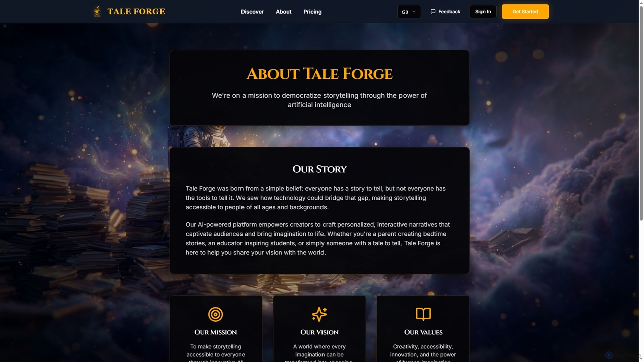 About Tale Forge - Our Mission to Democratize Storytelling for Tale Forge
