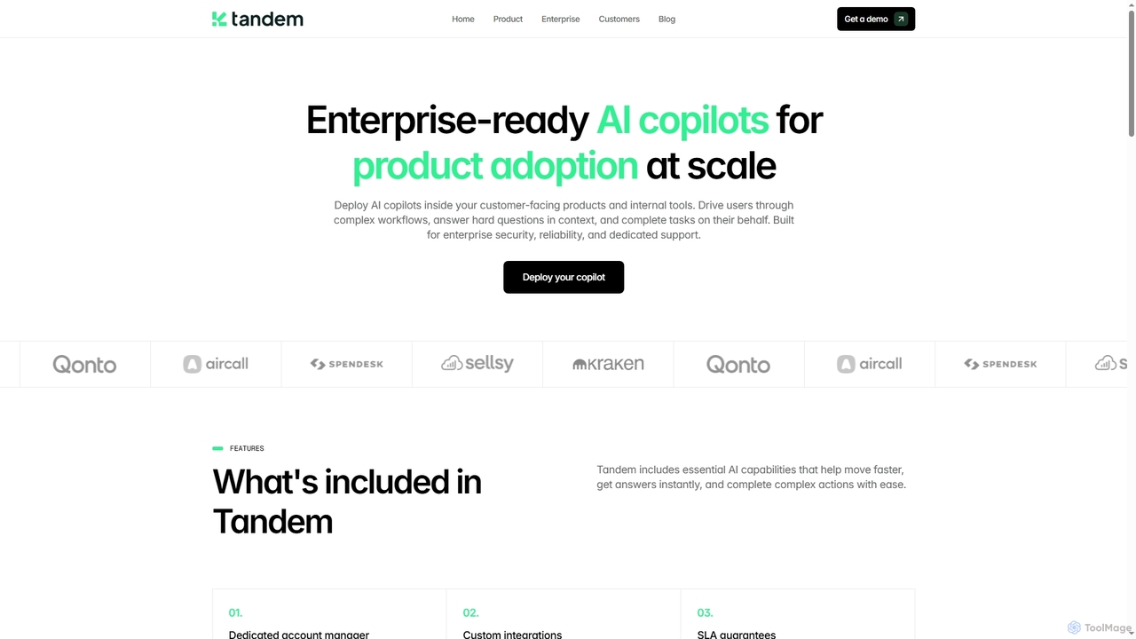 Tandem - Give your users an AI Copilot to get things done for Tandem