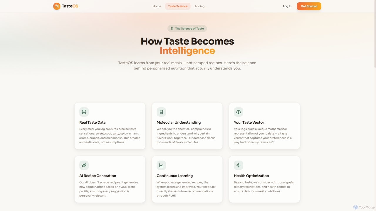 How TasteOS Works | The Science of Personalized Taste for TasteOS