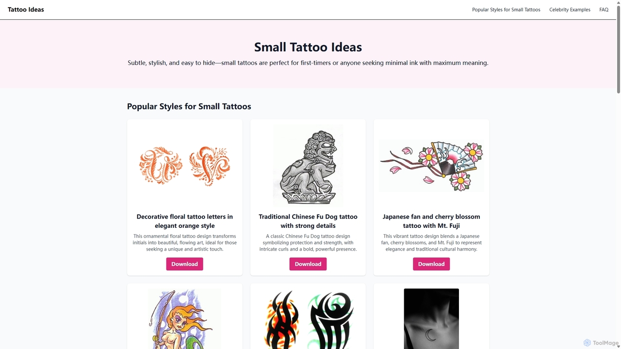 Small Tattoo Ideas – Cute, Minimal, and Discreet Tattoo Inspiration for TattooIdeas.tech