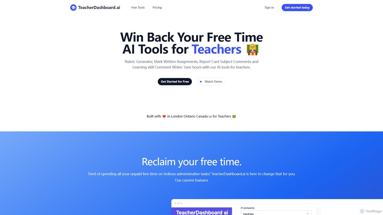 TeacherDashboard.ai