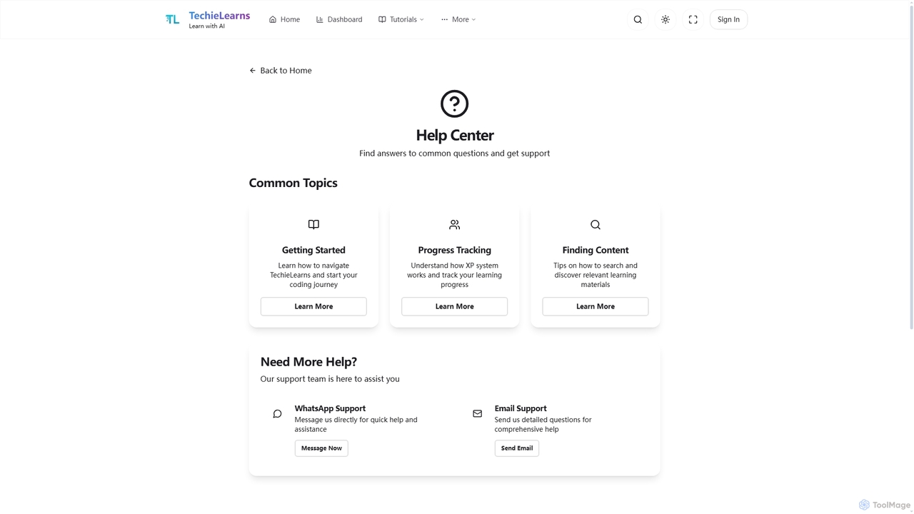 TechieLearns - Master Programming with AI-Powered Learning | 60+ Tech Subjects for TechieLearns