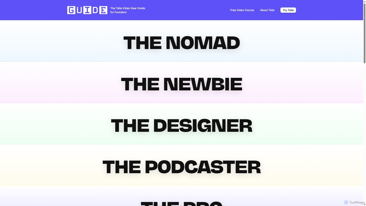 The Video Gear Guide for Founders — Tella for Tella