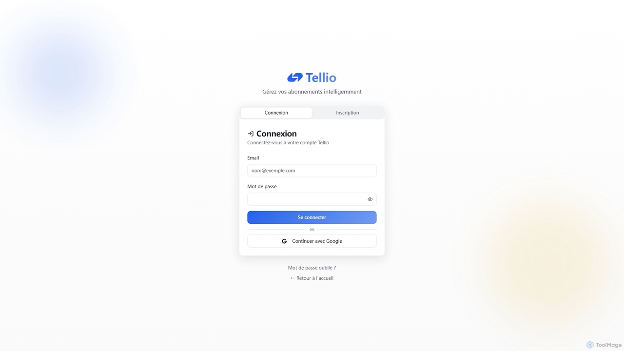 Tellio | Connexion for Tellio
