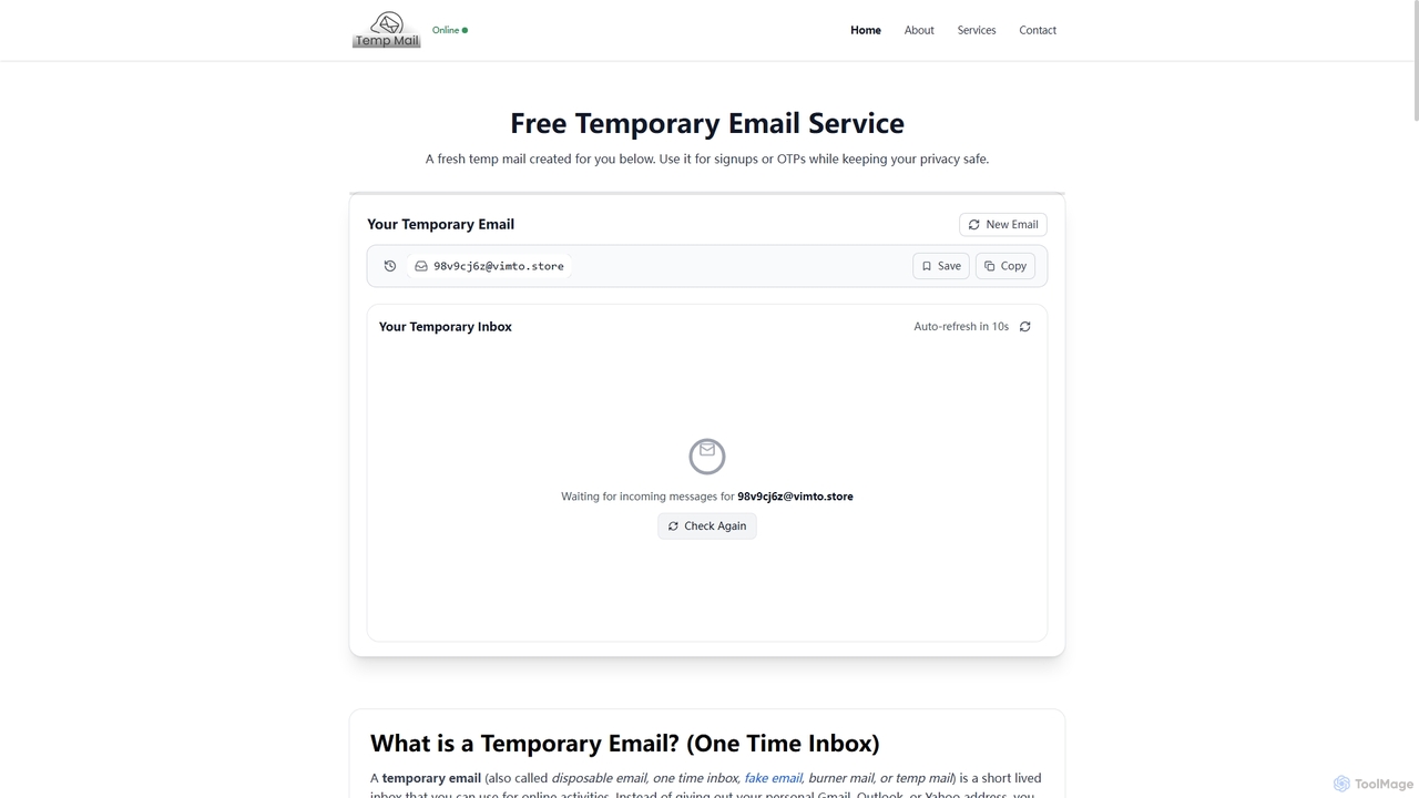 TempMail4U