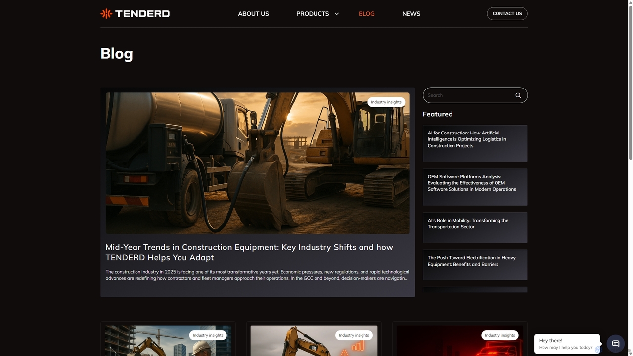 TENDERD | Blog for Tenderd