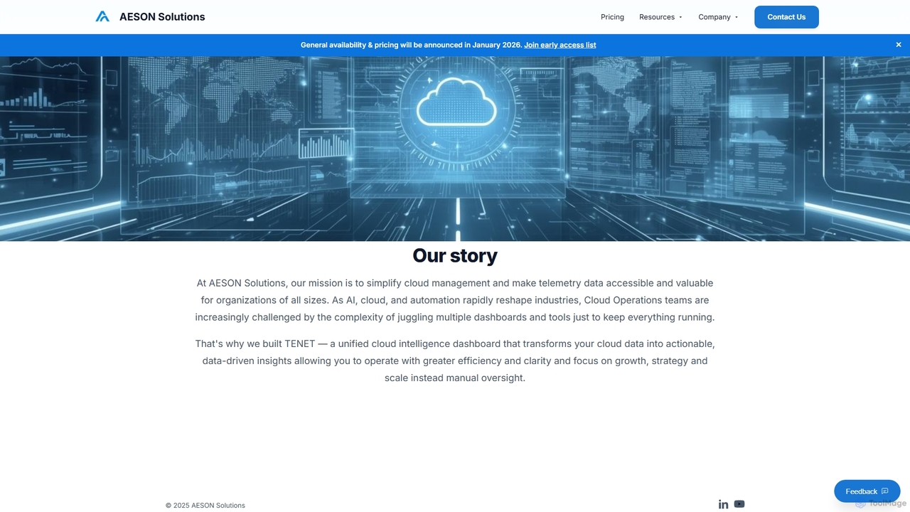 About AESON Solutions & TENET Platform | AESON Solutions for TENET