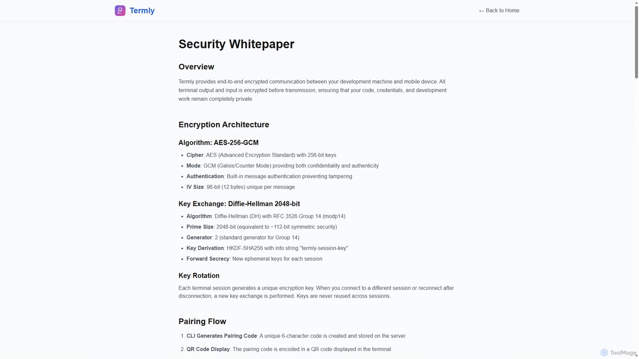 Security Whitepaper - Termly for Termly