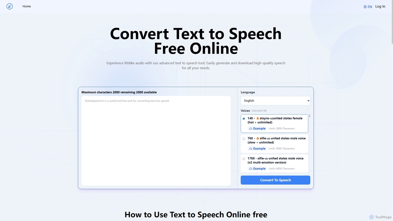 Text to Speech.im