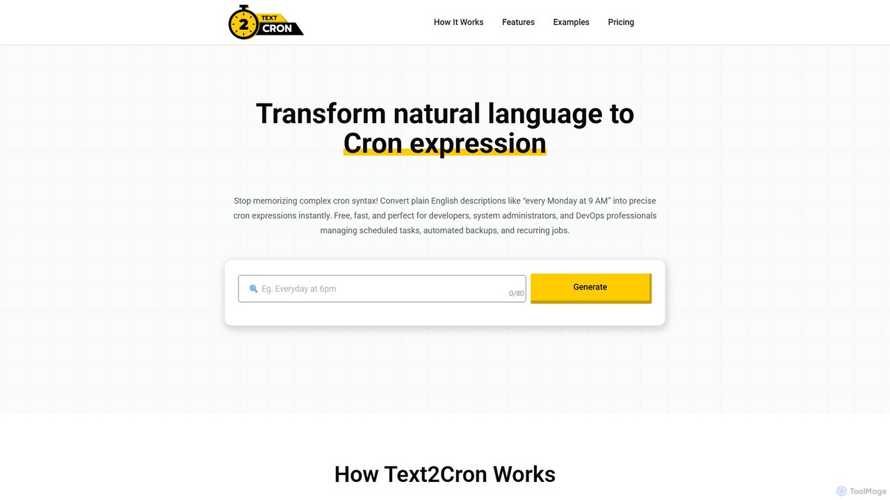 Text2Cron