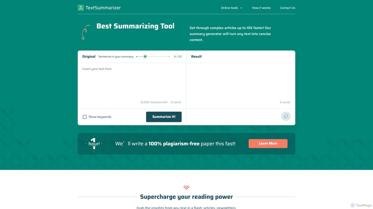 TextSummarizer