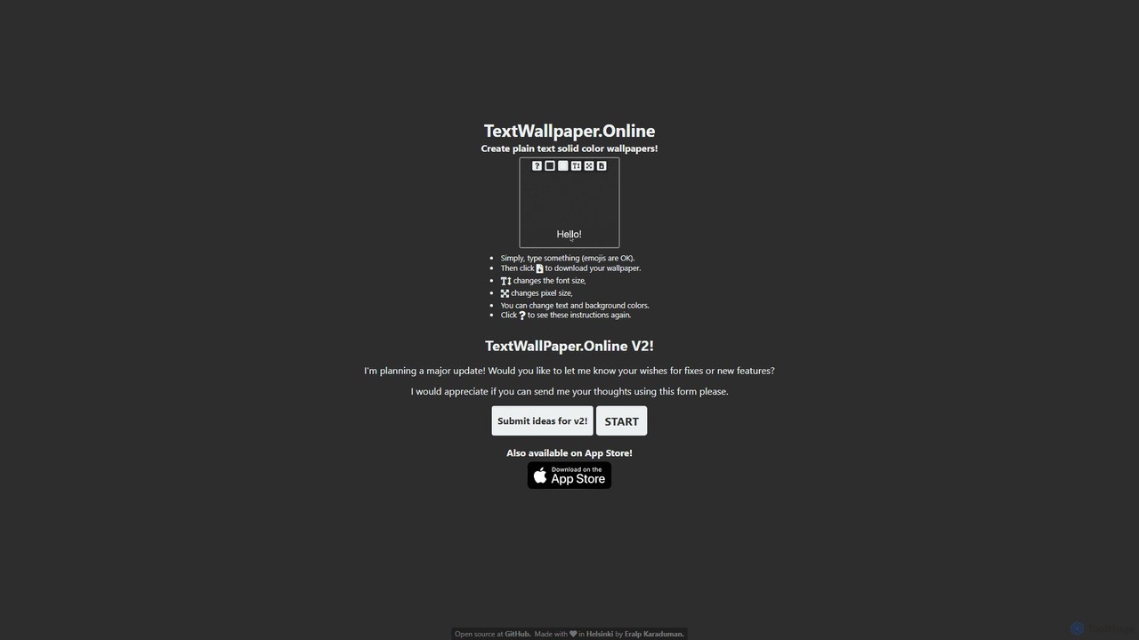 TextWallpaper