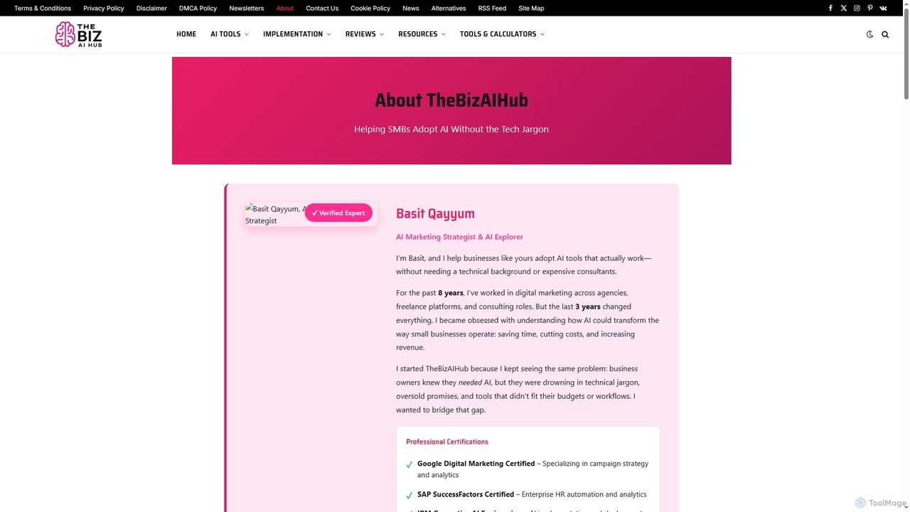 About - The Biz AI Hub for The Biz AI Hub