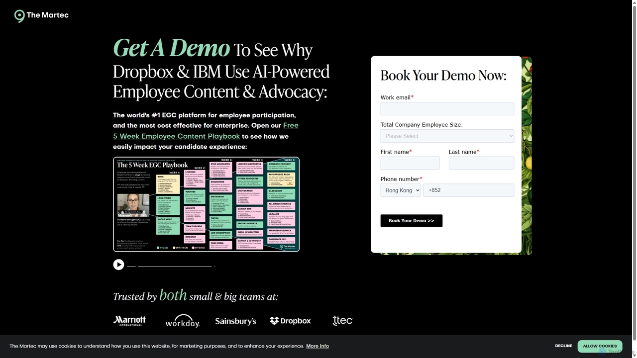 Request A Demo | The Martec AI-Powered Content & Advocacy Platform for The Martec