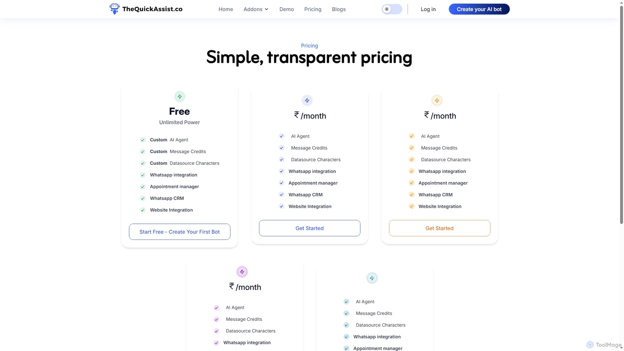 Pricing | TheQuickAssist.co for TheQuickAssist