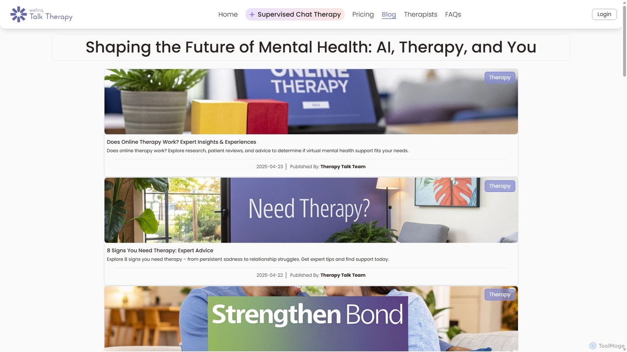 Blogs - Talk Therapy for Therapytalk