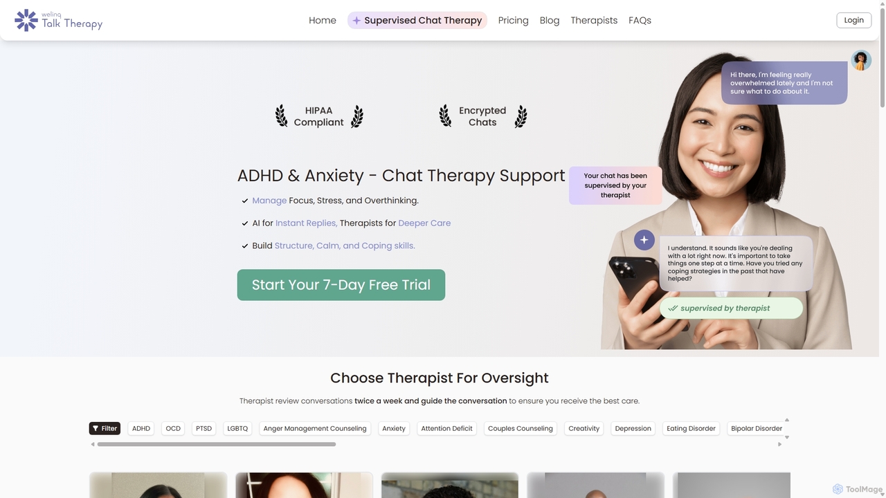 Anxiety and ADHD Therapy - Find Relief | Talk Therapy for Therapytalk