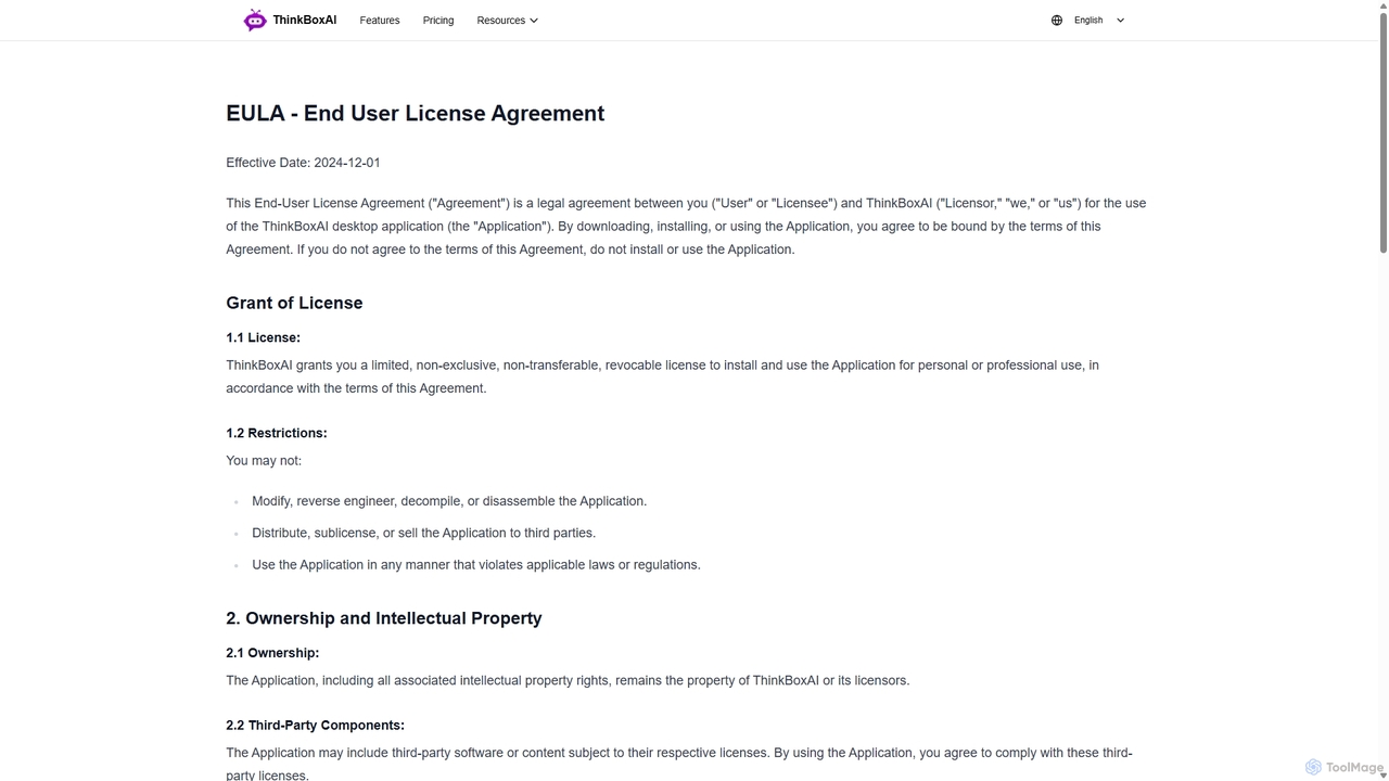 ThinkBoxAI Desktop Client for AI for ThinkBoxAI