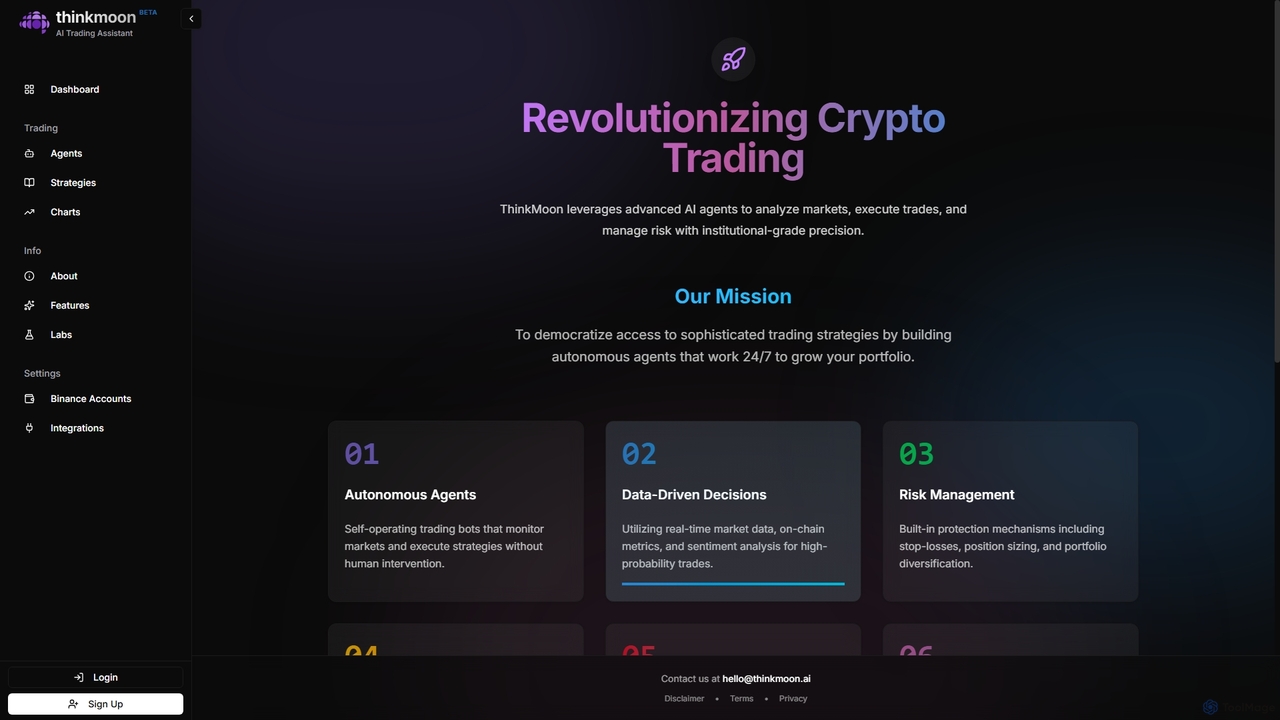 ThinkMoon - AI Trading Assistant for ThinkMoon