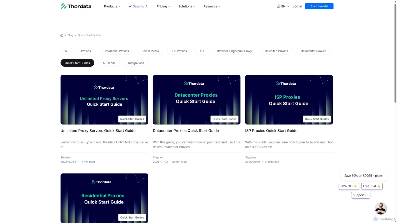 Thordata - High-Quality Proxy Service for Web Data Scraping for Thordata