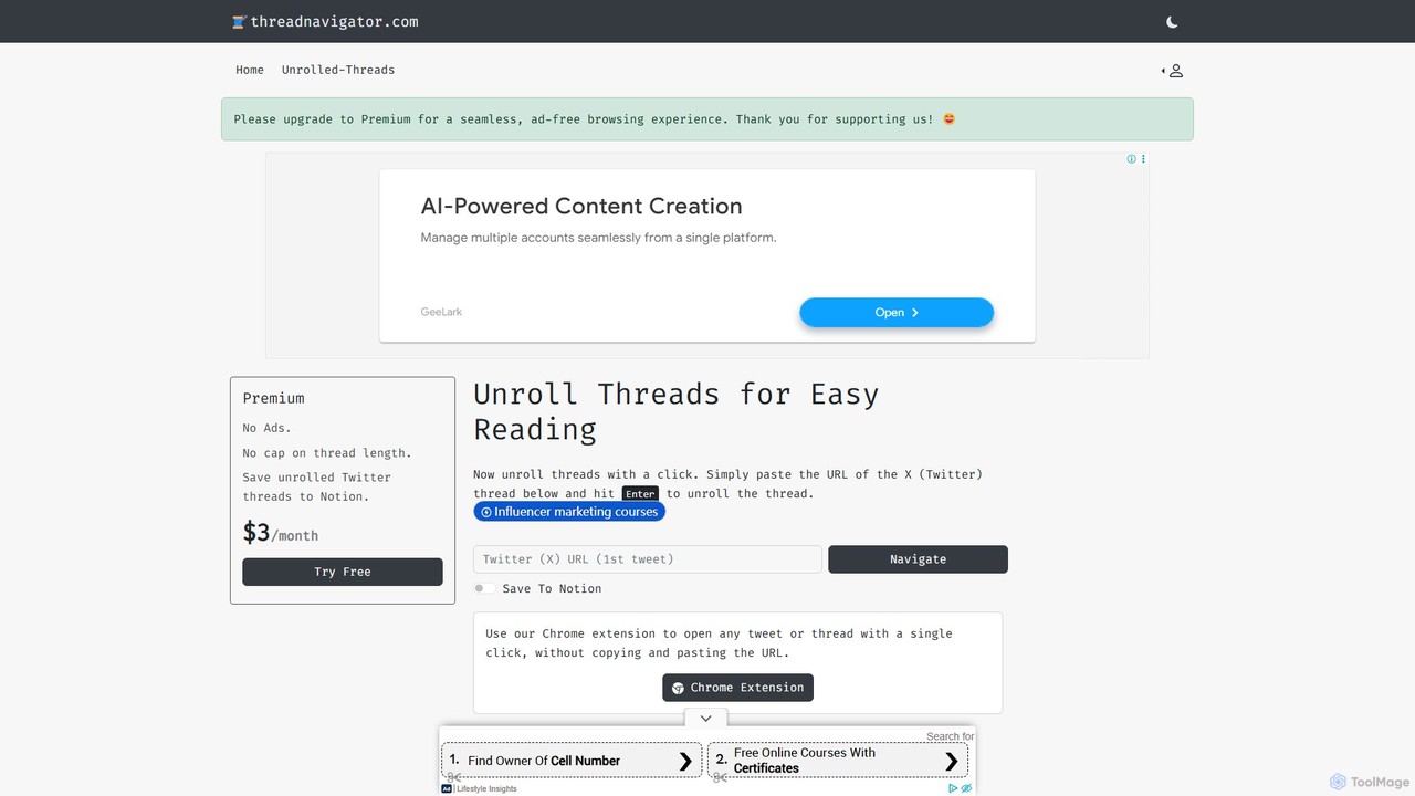 Thread Navigator