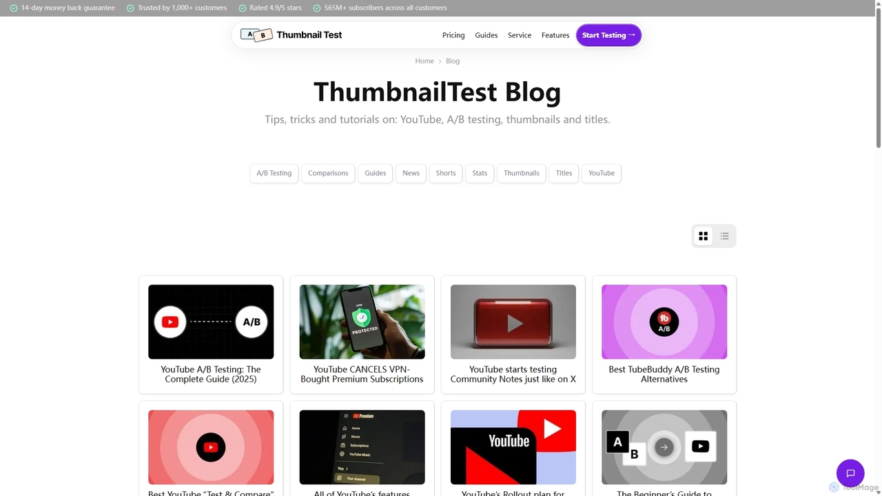 Guides - Thumbnail Test for Thumbnail Test