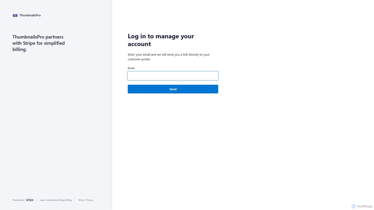 ThumbnailsPro Billing for ThumbnailsPro