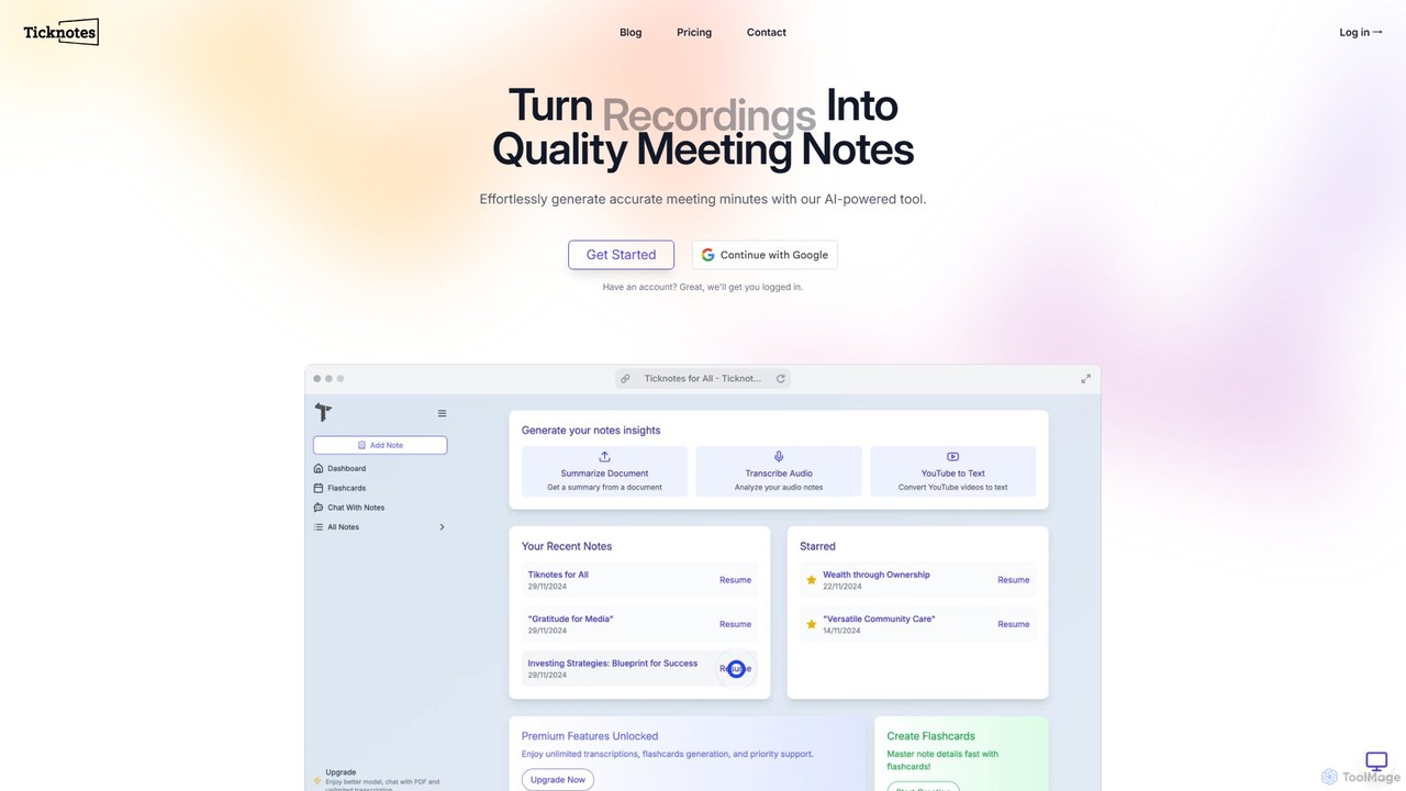 Ticknotes
