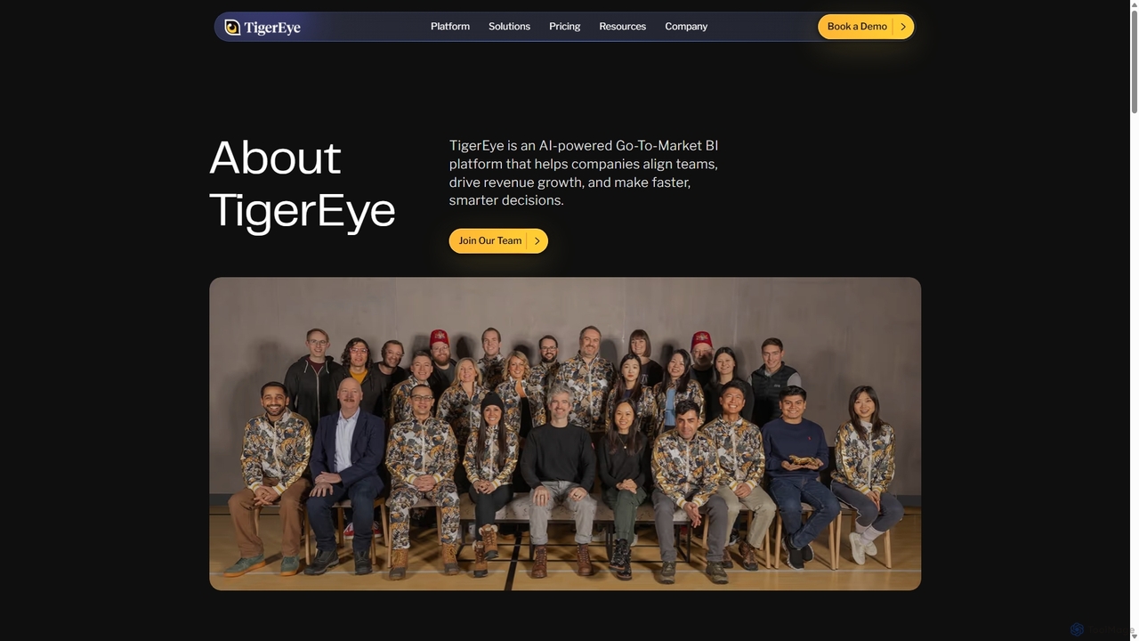 About | TigerEye for TigerEye