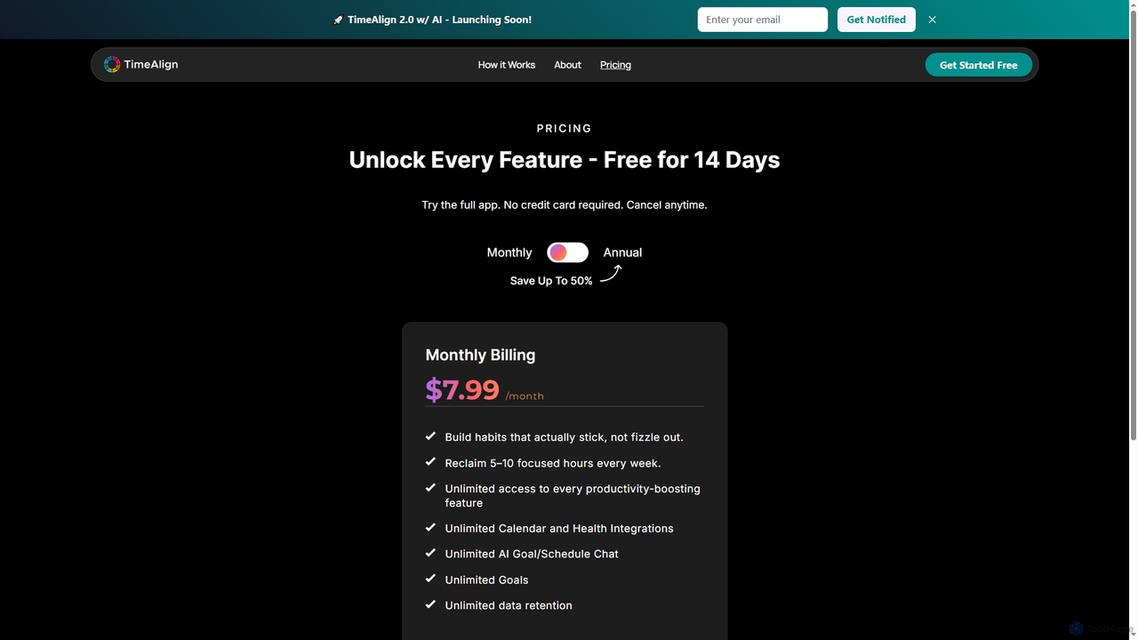 Pricing | TimeAlign for TimeAlign