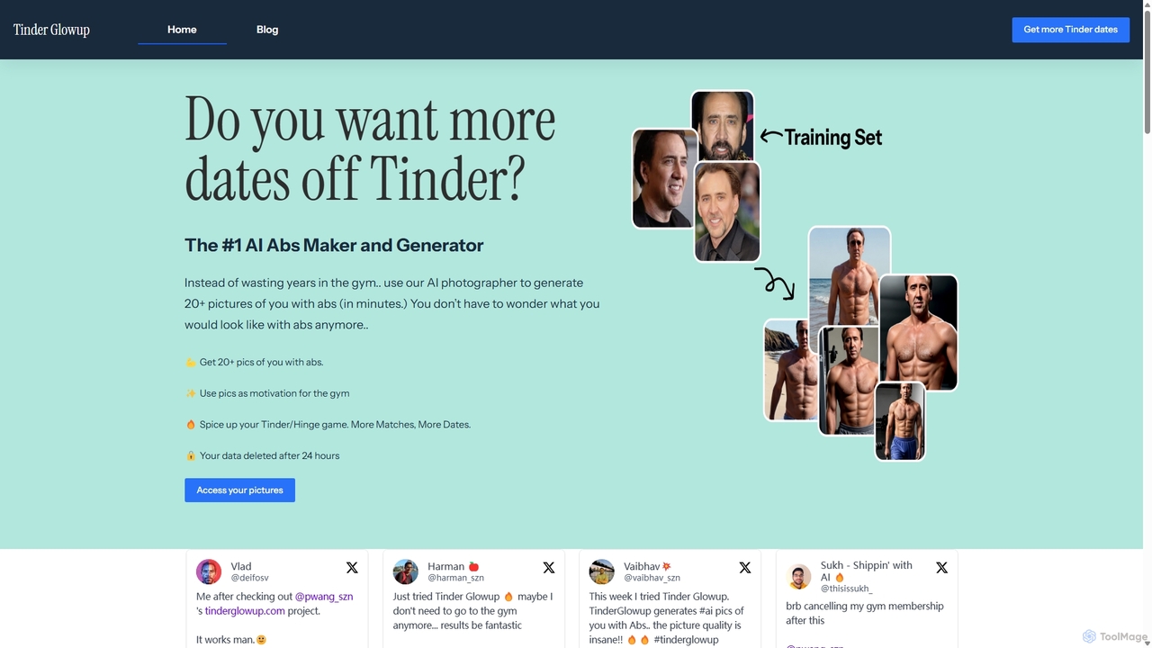 Tinder Glowup