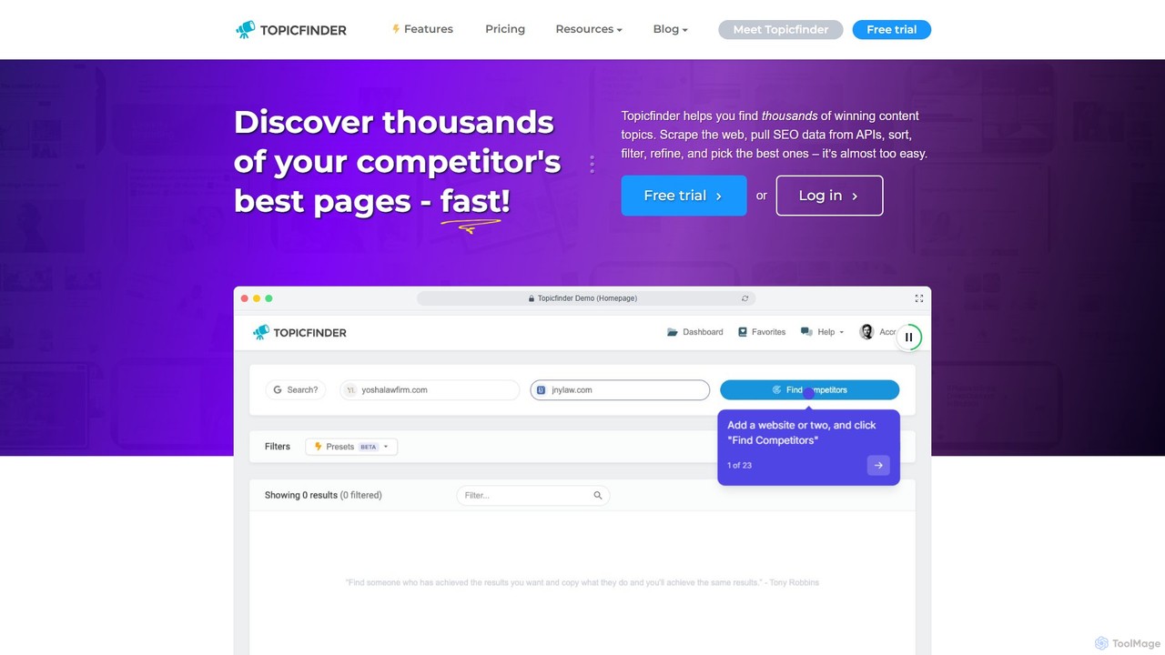 Topicfinder