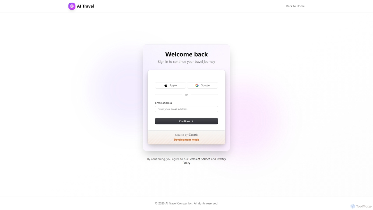 AI Travel Companion - Smart Travel Planning for Tourizmai
