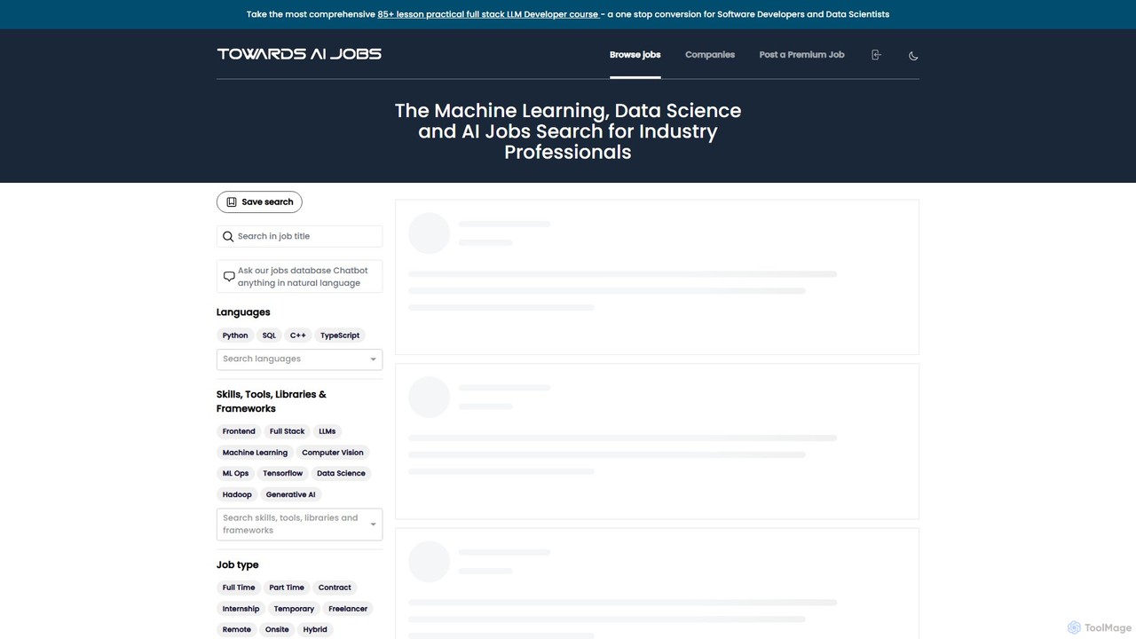 Towards AI Jobs