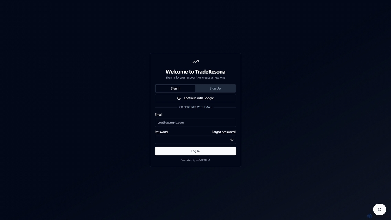 TradeResona | AI Powered Trading Journal and Performance Analytics for TradeResona