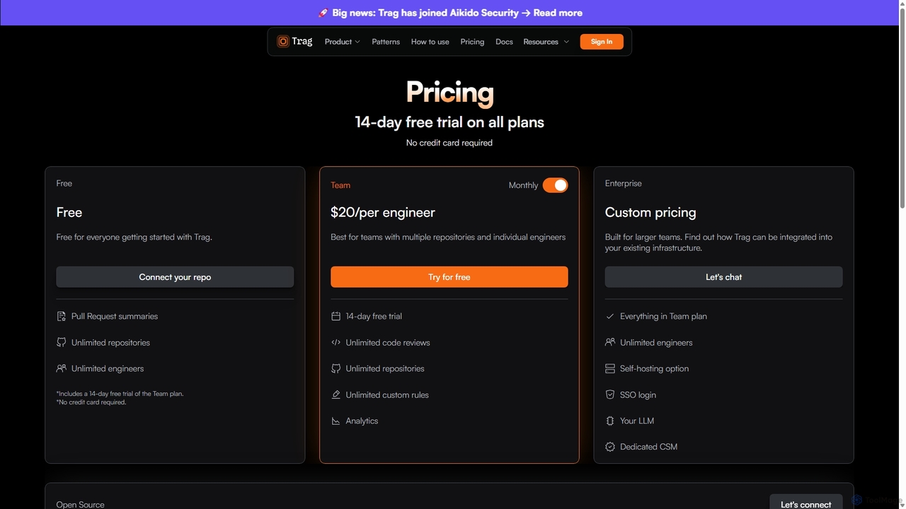 Subscription Plans and Pricing | Trag for Trag