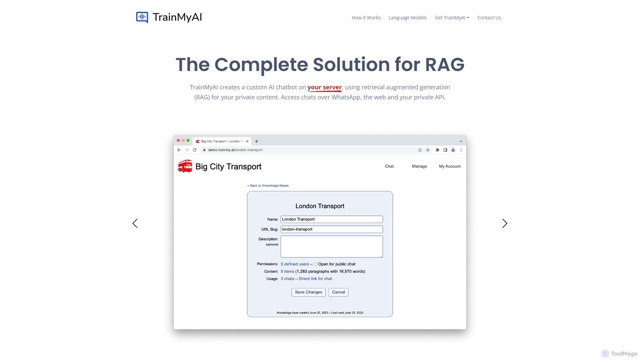 TrainMyAI