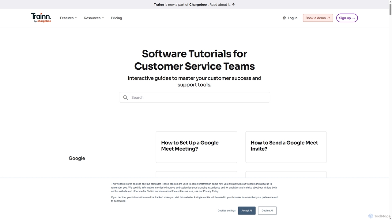 Customer Service Software Tutorials | Trainn for trainn