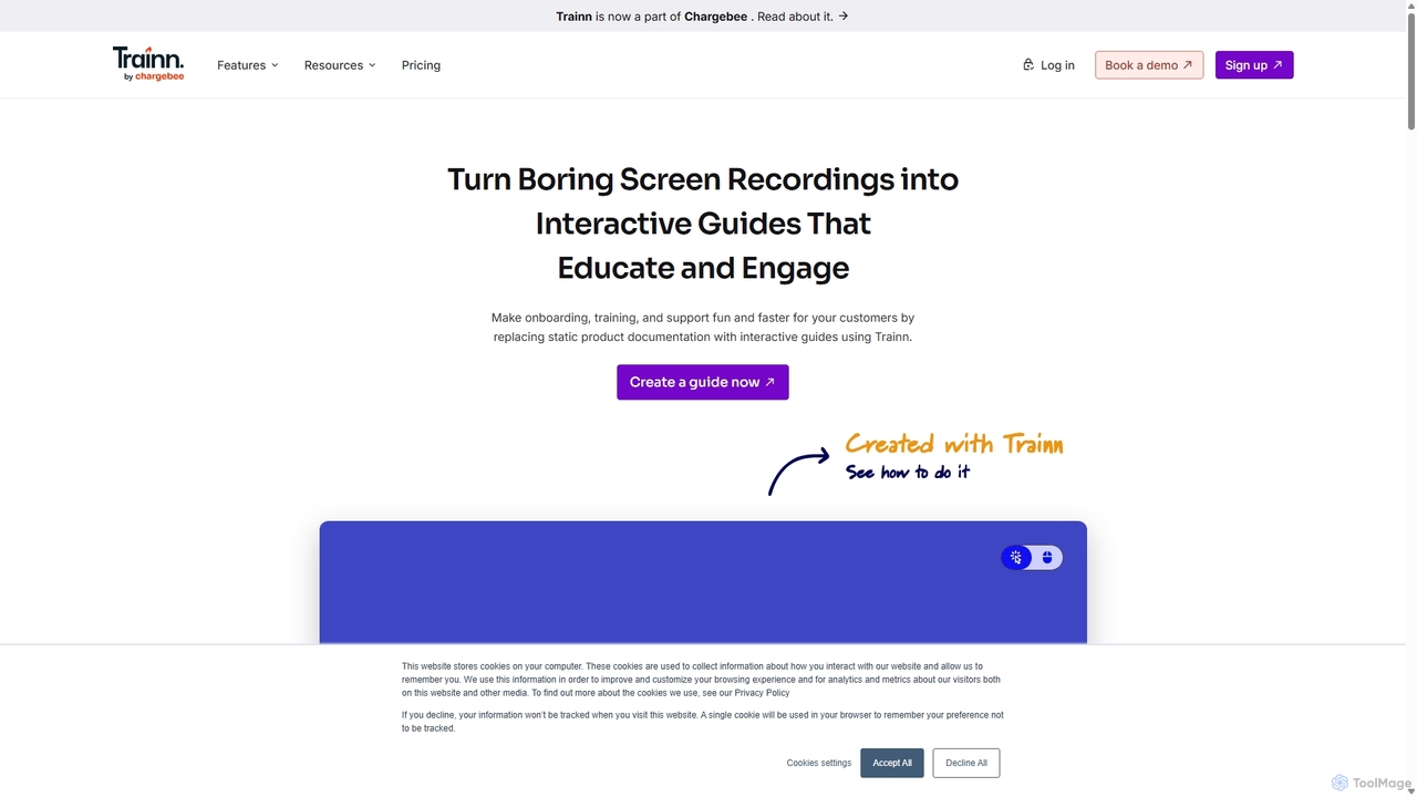 Create Interactive Guides For Your SaaS Product | Trainn for trainn