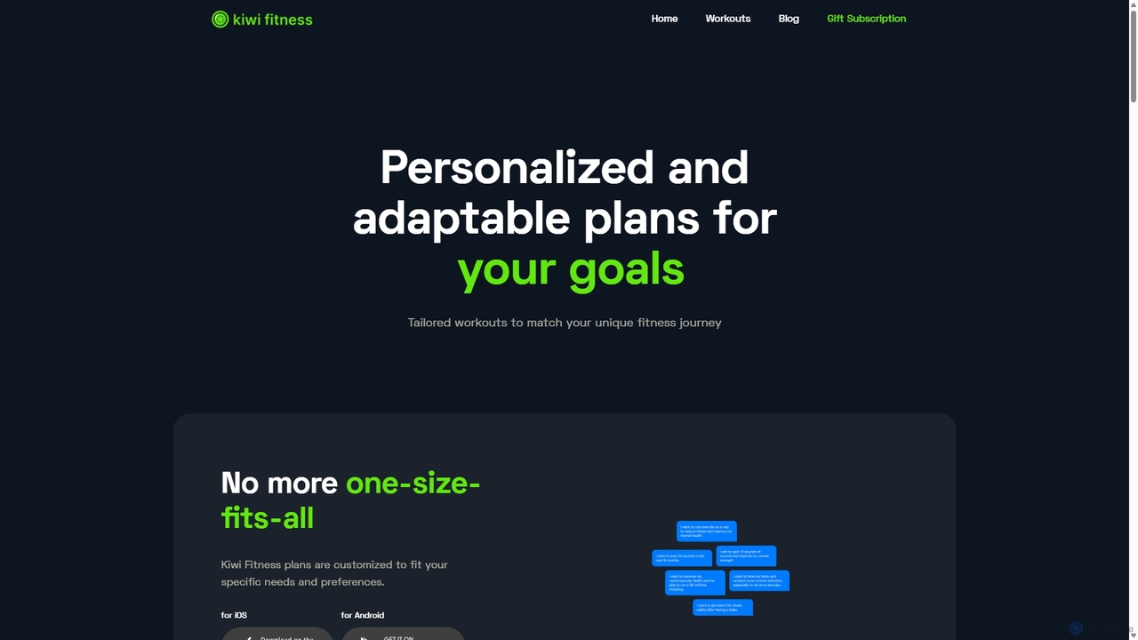 Kiwi Fitness for Trainwithkiwi