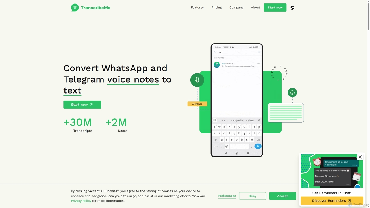 TranscribeMe