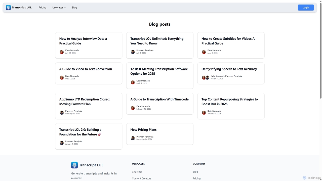 Transcript LOL - Blog for Transcript LOL