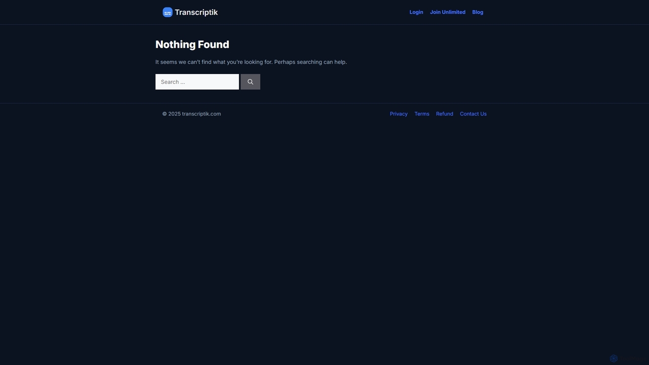 Blog for Transcriptik