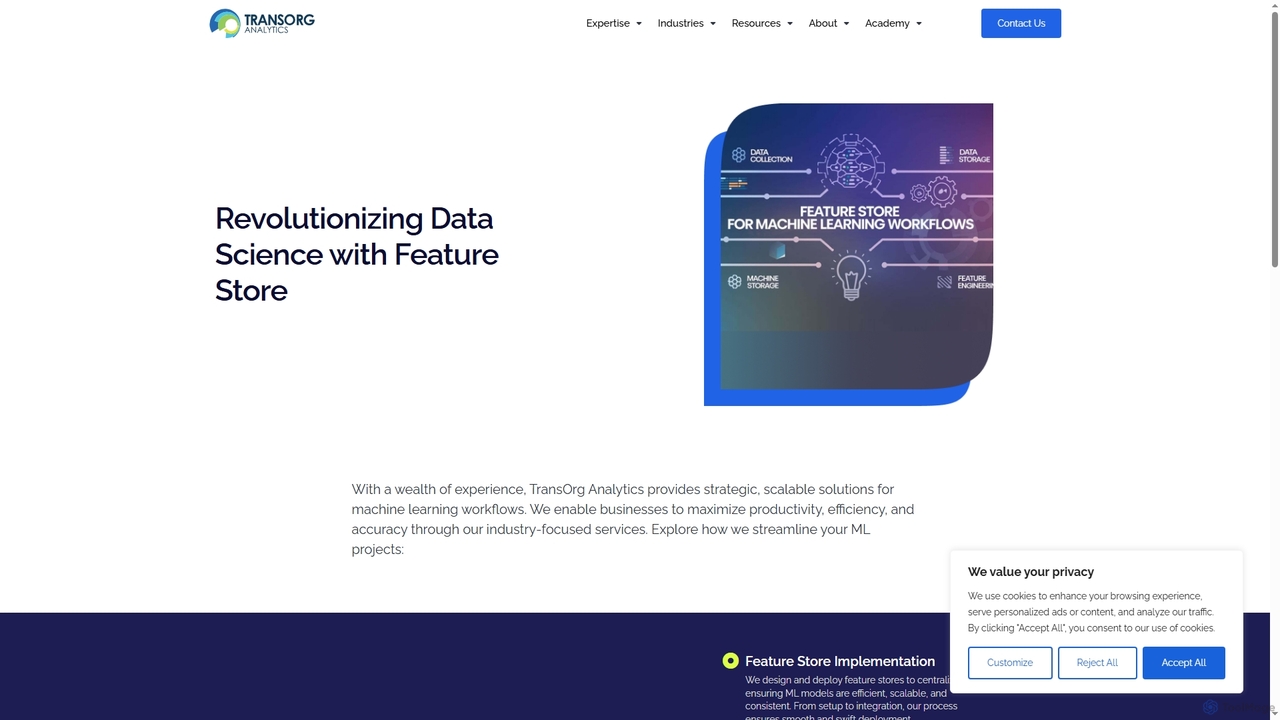 Feature Store Engineering: Scalable ML Solutions for Data-Driven Businesses for TransOrg