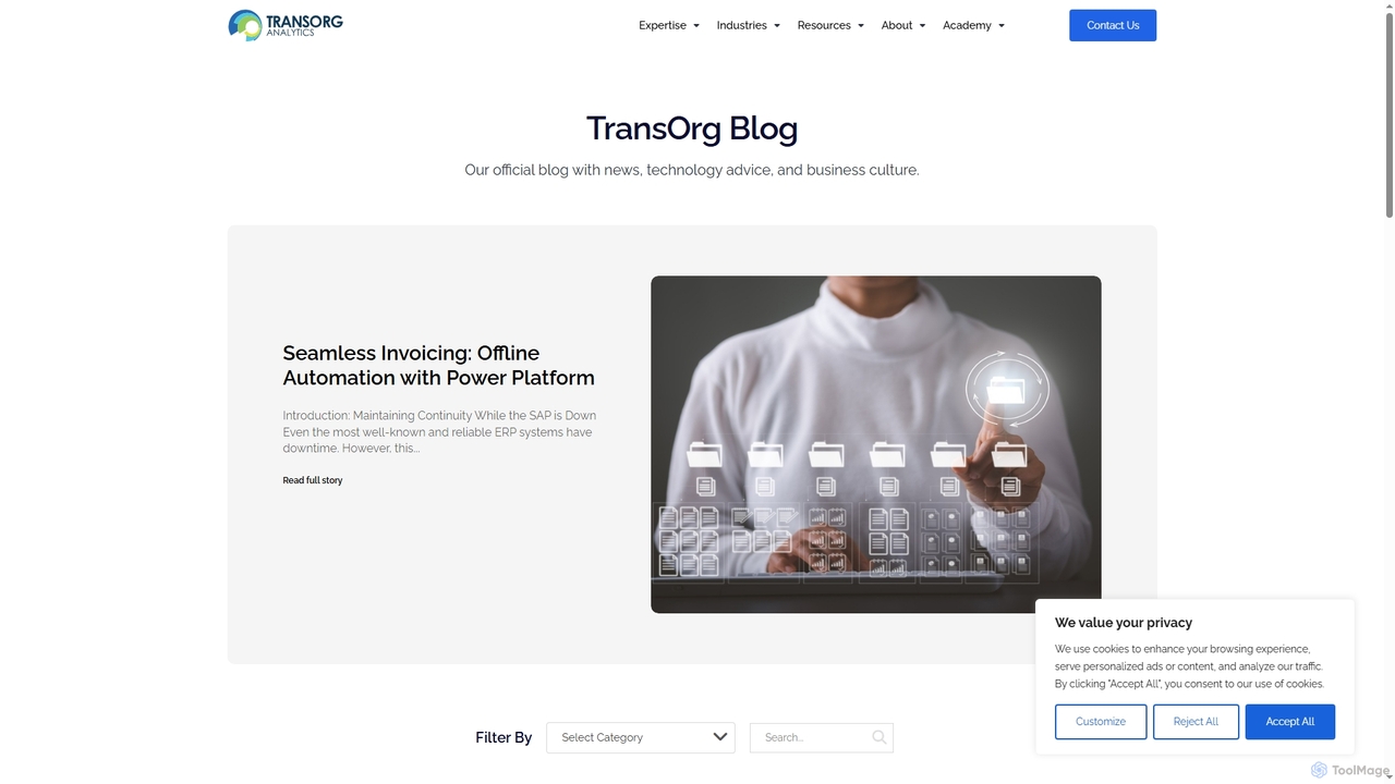 Blogs for TransOrg