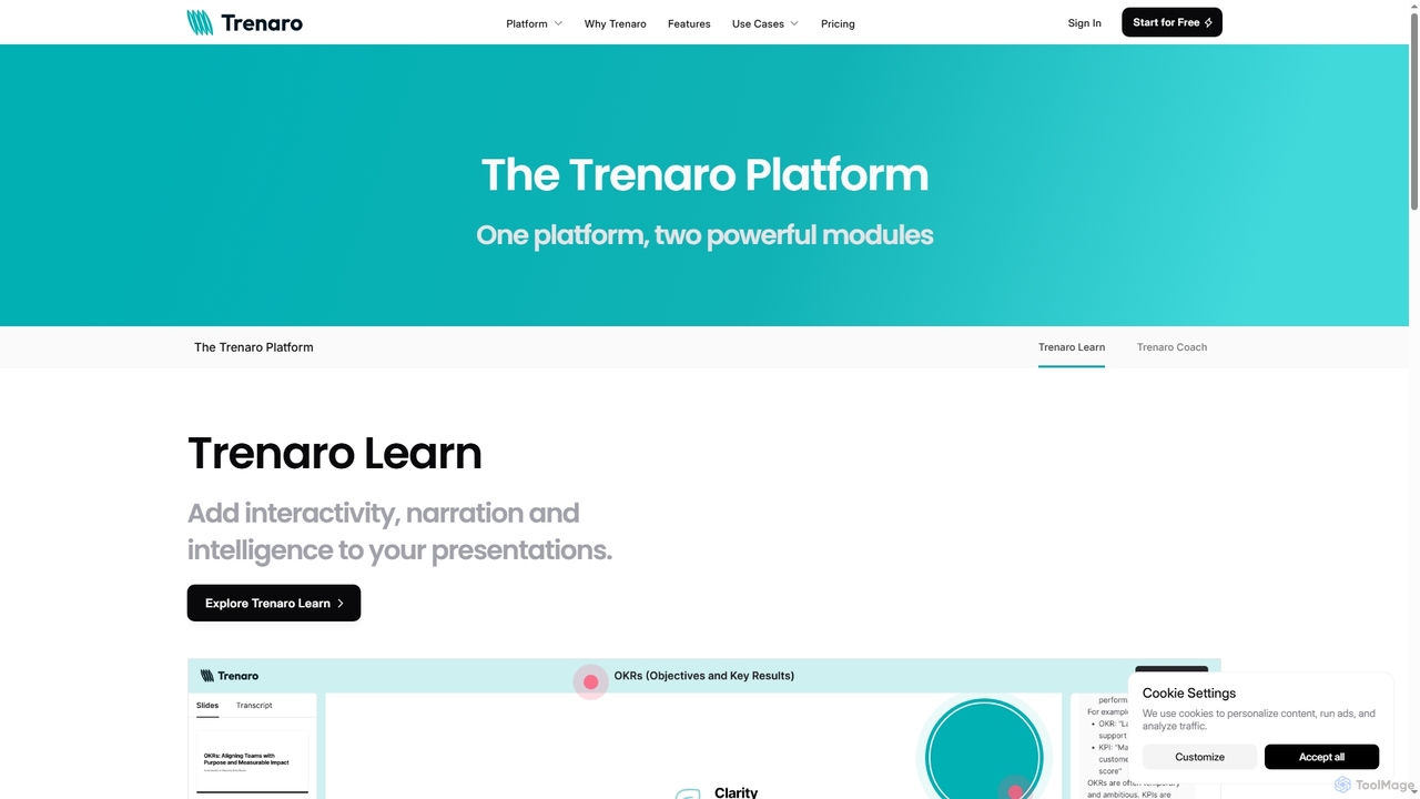 Trenaro Platform | AI-Powered Adaptive Learning & 24/7 AI Instructors for Trenaro