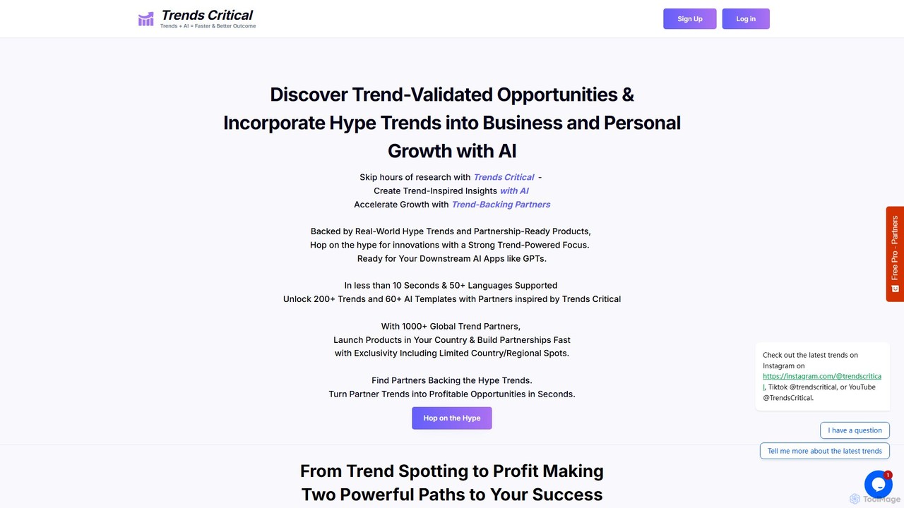 Trends Critical