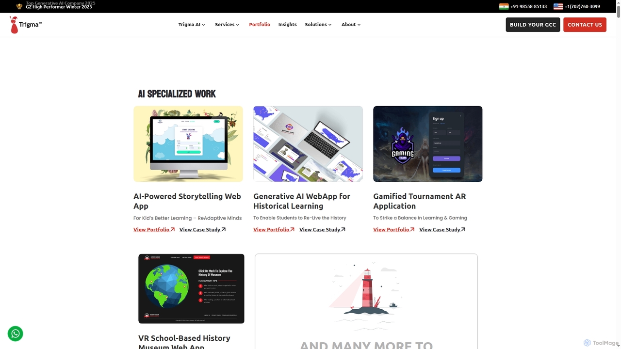 E-Commerce Software & Web Application Development Portfolio for Trigma