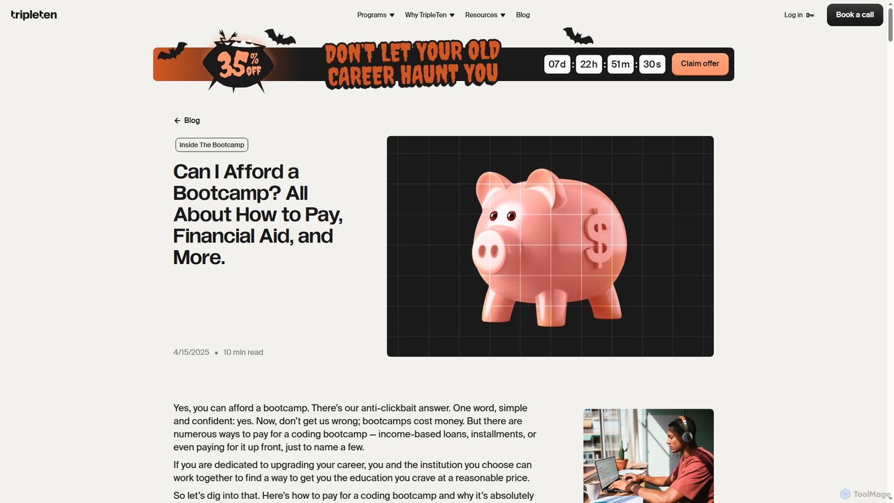 Can I Afford a Coding Bootcamp? | TripleTen for TripleTen